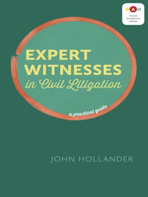 cover image of Expert Witnesses in Civil Litigation